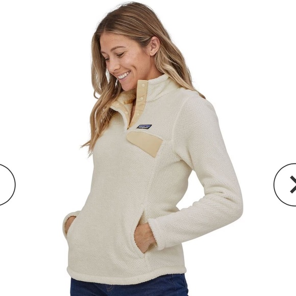 Patagonia Jackets & Blazers - Patagonia Re-Tool Snap T Fleece Pullover in Cream Size XL